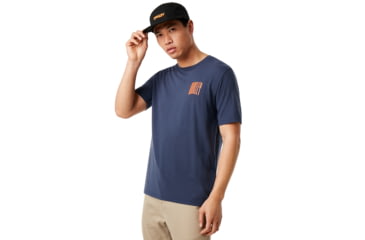 Image of Oakley Stretch Tee - Mens, Foggy Blue, 2XL, 457545-6FB-XXL