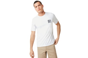 Image of Oakley Stretch Tee - Mens, White, Extra Large, 457545-100-XL