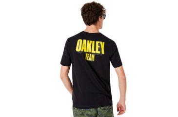 Image of Oakley Team Tee - Mens, Blackout, Large, 457867-02E-L