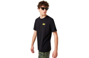 Image of Oakley Team Tee - Mens, Blackout, Large, 457867-02E-L