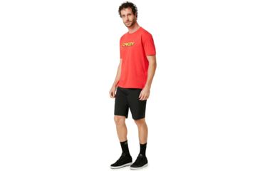 Image of Oakley Oakley Tridimensional Tee - Mens, High Risk Red, Small, 457892-43A-S
