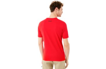 Image of Oakley Waved Short Sleeve Tee - Mens, Red Line, Large, 457395-465-L