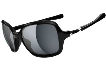 Image of Oakley Obsessed Sunglasses - Polished Black Frame and Grey Lens OO9192-01
