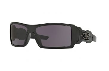 Image of Oakley OIL RIG OO9081 Single Vision Prescription Sunglasses OO9081-03-460-28 - Lens Diameter 128 mm, Lens Diameter 28 mm, Frame Color Polished Black