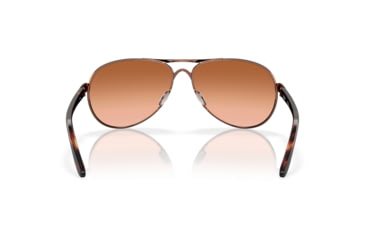 Image of Oakley OO4079 Feedback Sunglasses - Women's, Rose Gold Frame, VR50 Brown Gradient Lens OO4079-01