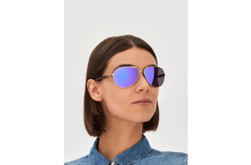 Image of Oakley OO4079 Feedback Sunglasses - Women's, Satin Gold, 59, OO4079-407939-59