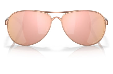 Image of Oakley OO4079 Feedback Sunglasses - Womens, Satin Rose Gold Frame, Prizm Rose Gold Lens, 59, OO4079-407944-59