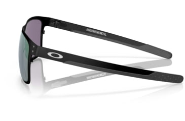 Image of Oakley OO4123 Sunglasses 412304-55 - Matte Black Frame, Jade Iridium Lenses