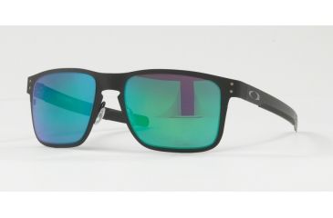 Image of Oakley HOLBROOK METAL OO4123 Progressive Prescription Sunglasses OO4123-412304-55 - Lens Diameter 55 mm, Frame Color Matte Black