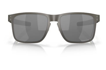 Image of Oakley OO4123 Sunglasses 412306-55 - Matte Gunmetal Frame, Prizm Black Polarized Lenses