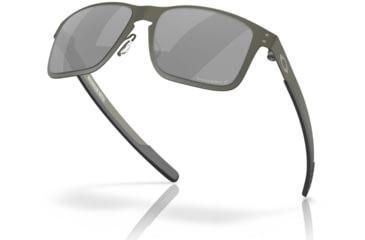 Image of Oakley OO4123 Sunglasses 412306-55 - Matte Gunmetal Frame, Prizm Black Polarized Lenses