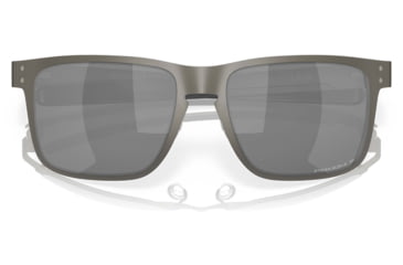 Image of Oakley OO4123 Sunglasses 412306-55 - Matte Gunmetal Frame, Prizm Black Polarized Lenses