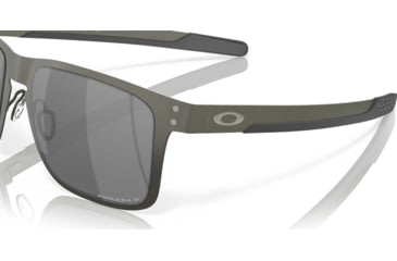 Image of Oakley OO4123 Sunglasses 412306-55 - Matte Gunmetal Frame, Prizm Black Polarized Lenses