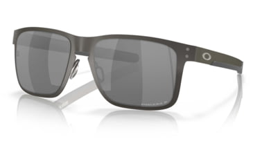 Image of Oakley OO4123 Sunglasses 412306-55 - Matte Gunmetal Frame, Prizm Black Polarized Lenses