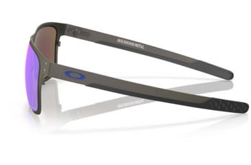 Image of Oakley OO4123 Sunglasses 412307-55 - Matte Gunmetal Frame, Prizm Sapphire Polarized Lenses
