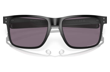 Image of Oakley OO4123 Sunglasses 412311-55 - Matte Black Frame, Prizm Grey Lenses