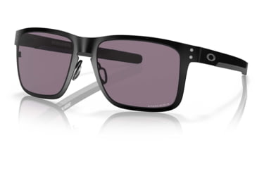 Image of Oakley OO4123 Sunglasses 412311-55 - Matte Black Frame, Prizm Grey Lenses