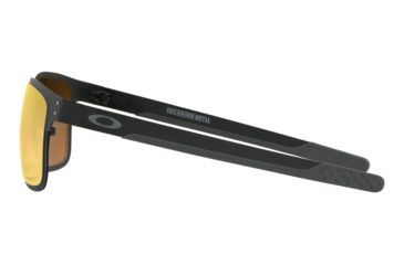 Image of Oakley OO4123 Sunglasses 412320-55 - Polished Black Frame, Prizm 24k Polarized Lenses