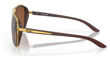 Image of Oakley OO4129 Split Time Sunglasses - Womens, Matte Rootbeer Frame, Prizm Tungsten Polarized Lens, 58, OO4129-412922-58