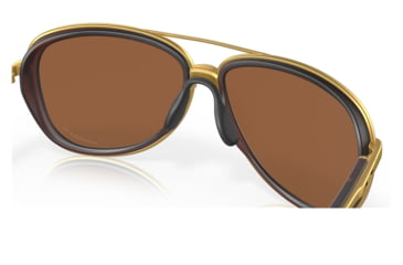 Image of Oakley OO4129 Split Time Sunglasses - Womens, Matte Rootbeer Frame, Prizm Tungsten Polarized Lens, 58, OO4129-412922-58