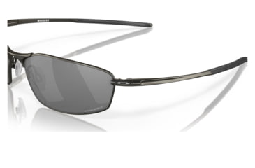 Image of Oakley OO4141 Whisker Sunglasses - Men's, Carbon Frame, Prizm Black Lens, 60, OO4141-414101-60