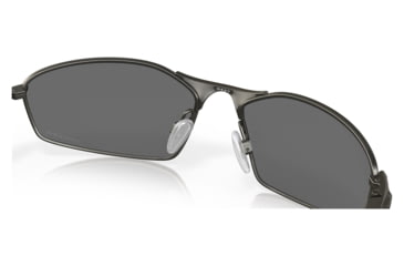 Image of Oakley OO4141 Whisker Sunglasses - Mens, Carbon Frame, Prizm Black Lens, 60, OO4141-414101-60