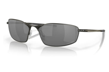 Image of Oakley OO4141 Whisker Sunglasses - Mens, Carbon Frame, Prizm Black Lens, 60, OO4141-414101-60