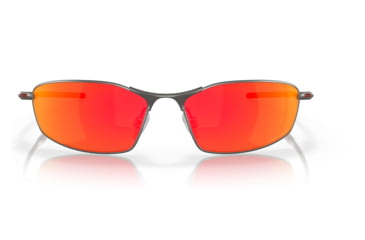 Image of Oakley OO4141 Whisker Sunglasses - Mens, Matte Gunmetal Frame, Prizm Ruby Lens, 60, OO4141-414102-60