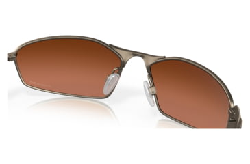 Image of Oakley OO4141 Whisker Sunglasses - Mens, Pewter Frame, Prizm Brown Gradient Lens, 60, OO4141-414109-60