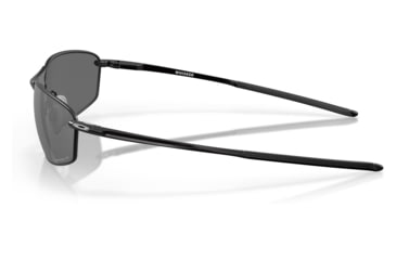 Image of Oakley OO4141 Whisker Sunglasses - Mens, Satin Black Frame, Prizm Black Polarized Lens, 60, OO4141-414103-60