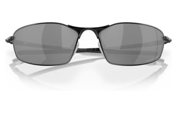 Image of Oakley OO4141 Whisker Sunglasses - Mens, Satin Black Frame, Prizm Black Polarized Lens, 60, OO4141-414103-60