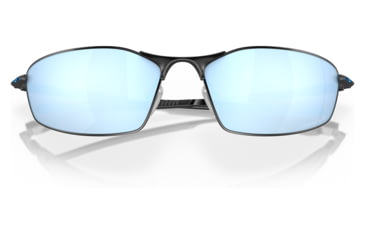 Image of Oakley OO4141 Whisker Sunglasses - Mens, Satin Black Frame, Prizm Deep Water Polarized Lens, 60, OO4141-414111-60