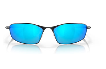 Image of Oakley OO4141 Whisker Sunglasses - Mens, Satin Black Frame, Prizm Sapphire Lens, 60, OO4141-414114-60