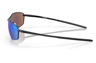 Image of Oakley OO4141 Whisker Sunglasses - Mens, Satin Black Frame, Prizm Sapphire Lens, 60, OO4141-414114-60
