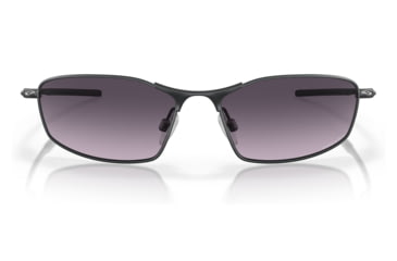 Image of Oakley OO4141 Whisker Sunglasses - Mens, Satin Light Steel Frame, Prizm Grey Gradient Lens, 60, OO4141-414108-60