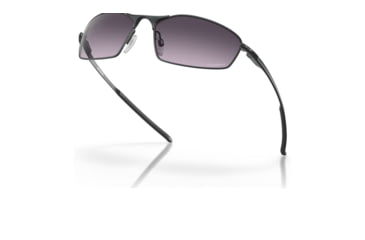 Image of Oakley OO4141 Whisker Sunglasses - Mens, Satin Light Steel Frame, Prizm Grey Gradient Lens, 60, OO4141-414108-60