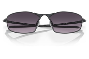 Image of Oakley OO4141 Whisker Sunglasses - Men's, Satin Light Steel Frame, Prizm Grey Gradient Lens, 60, OO4141-414108-60