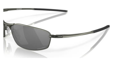 Image of Oakley OO4141 Whisker Sunglasses - Mens, Satin Olive Frame, Prizm Black Lens, 60, OO4141-414112-60