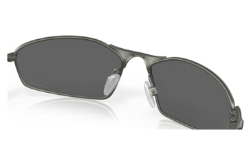 Image of Oakley OO4141 Whisker Sunglasses - Mens, Satin Olive Frame, Prizm Black Lens, 60, OO4141-414112-60
