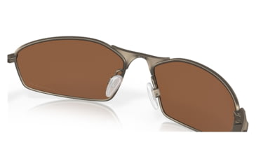 Image of Oakley OO4141 Whisker Sunglasses - Mens, Satin Pewter Frame, Prizm Tungsten Polarized Lens, 60, OO4141-414113-60