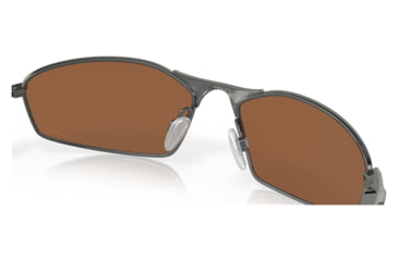 Image of Oakley OO4141 Whisker Sunglasses - Mens, Tungsten Frame, Prizm Tungsten Polarized Lens, 60, OO4141-414105-60