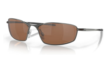 Image of Oakley OO4141 Whisker Sunglasses - Mens, Tungsten Frame, Prizm Tungsten Polarized Lens, 60, OO4141-414105-60
