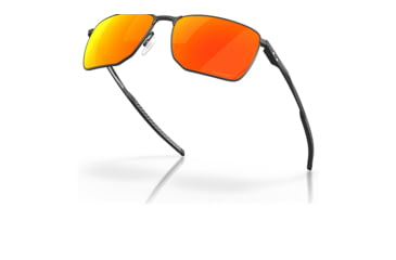Image of Oakley OO4142 Ejector Sunglasses - Mens, Light Steel Frame, Prizm Ruby Polarized Lens, 58, OO4142-414215-58