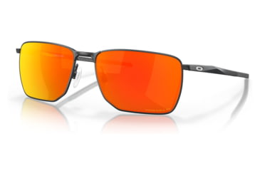 Image of Oakley OO4142 Ejector Sunglasses - Mens, Light Steel Frame, Prizm Ruby Polarized Lens, 58, OO4142-414215-58