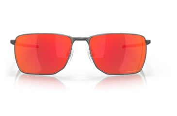 Image of Oakley OO4142 Ejector Sunglasses - Mens, Matte Gunmetal Frame, Prizm Ruby Lens, 58, OO4142-414202-58