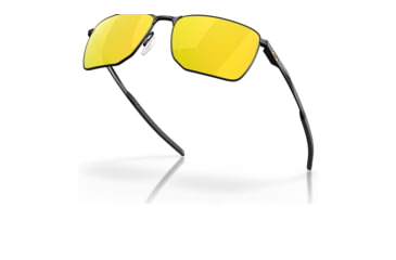 Image of Oakley OO4142 Ejector Sunglasses - Men's, Satin Black Frame, Prizm 24K Polarized Lens, 58, OO4142-414214-58