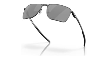 Image of Oakley OO4142 Ejector Sunglasses - Mens, Satin Black Frame, Prizm Black Lens, 58, OO4142-414201-58