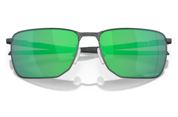 Image of Oakley OO4142 Ejector Sunglasses - Mens, Satin Light Steel Frame, Prizm Jade Lens, 58, OO4142-414213-58
