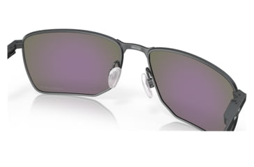Image of Oakley OO4142 Ejector Sunglasses - Mens, Satin Light Steel Frame, Prizm Jade Lens, 58, OO4142-414213-58