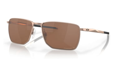 Image of Oakley OO4142 Ejector Sunglasses - Mens, Satin Rose Gold Frame, Prizm Tungsten Polarized Lens, 58, OO4142-414205-58
